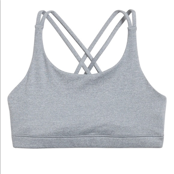 Athleta Other - Athleta Girl Sports Bra Grey, Upbeat Bra Medium 8/10